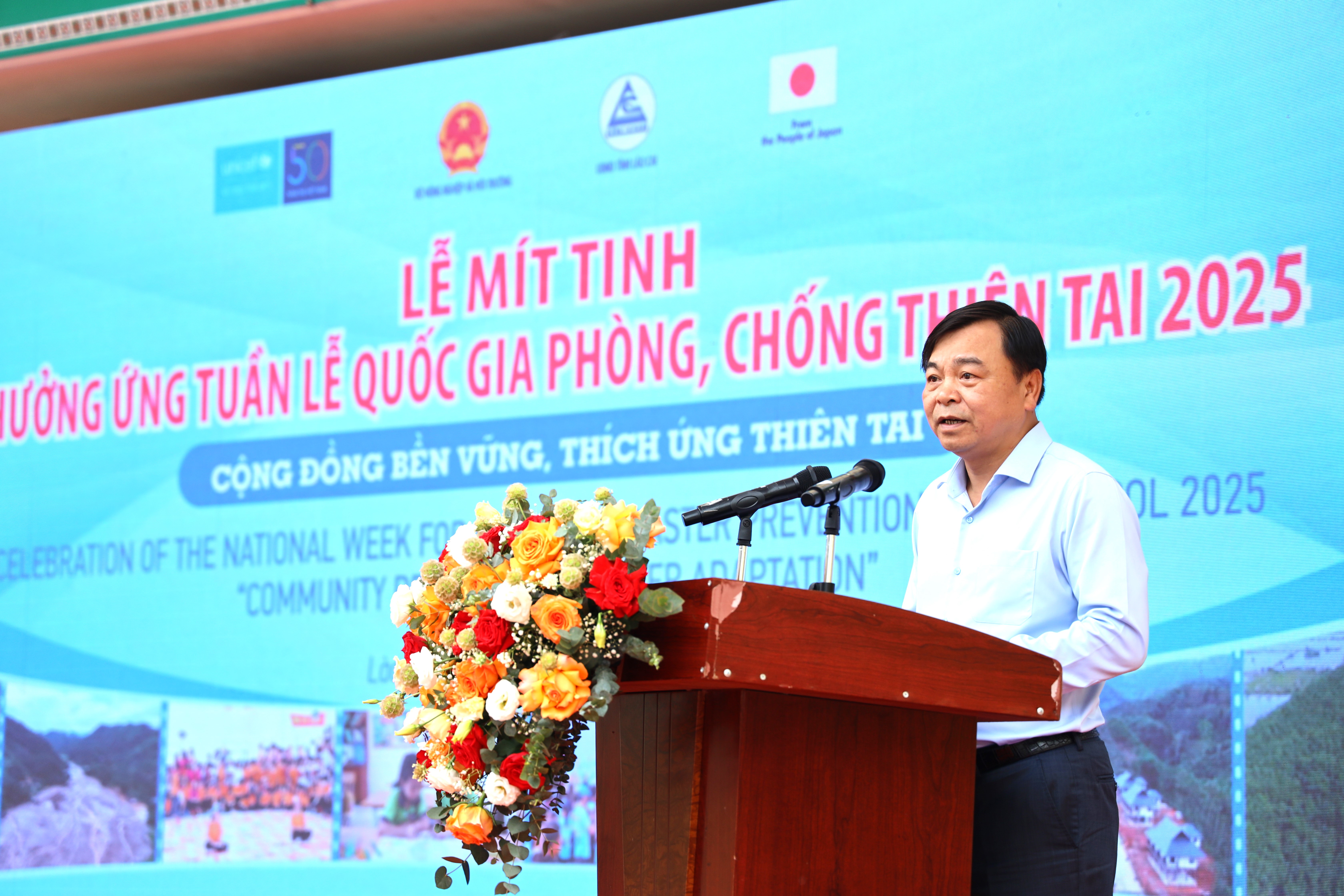 Tuần lễ Quốc gia phòng chống thiên tai năm 2025 với chủ đề “Cộng đồng bền vững - Thích ứng thiên tai”.