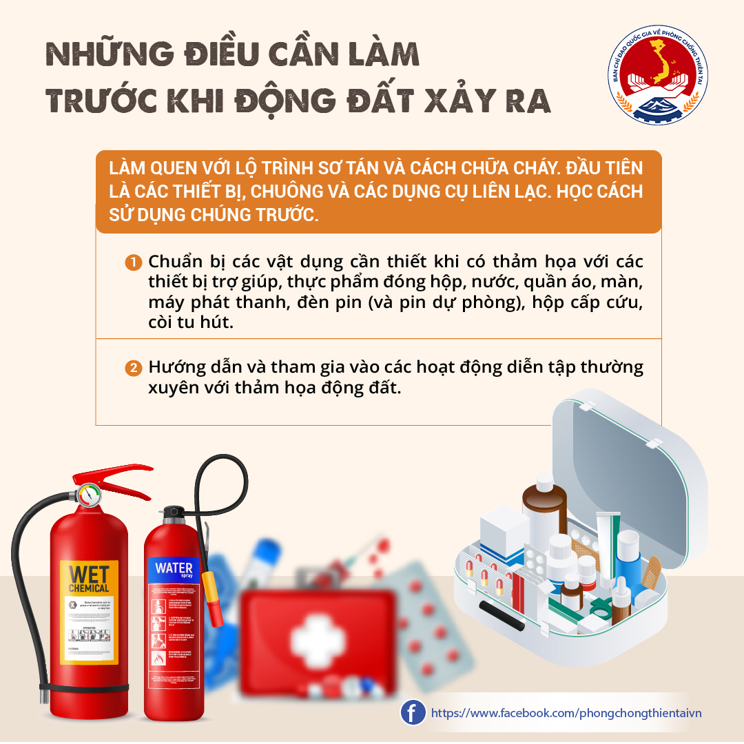 Kỹ năng phòng tránh Động đất