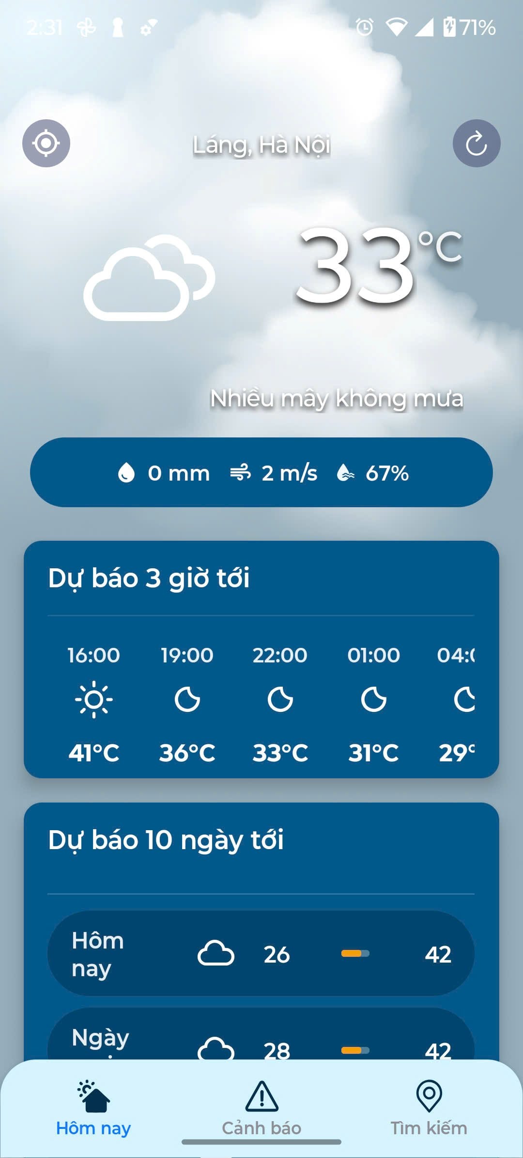 Ra mắt ứng dụng cảnh báo thiên tai