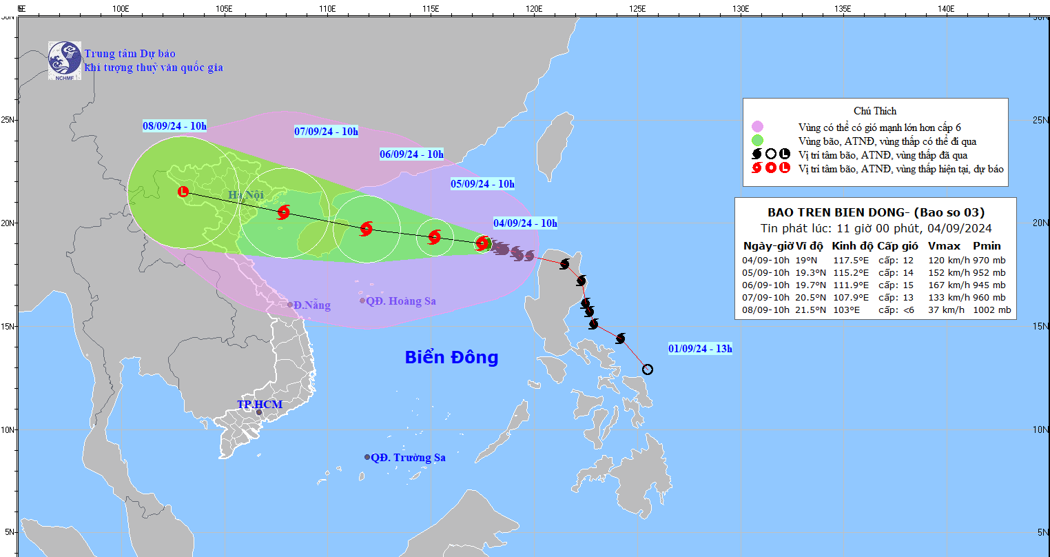 Vietnam respond to powerful typhoon Yagi