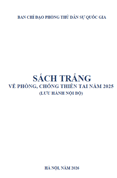 Sách trắng về công tác phòng, chống thiên tai năm 2025