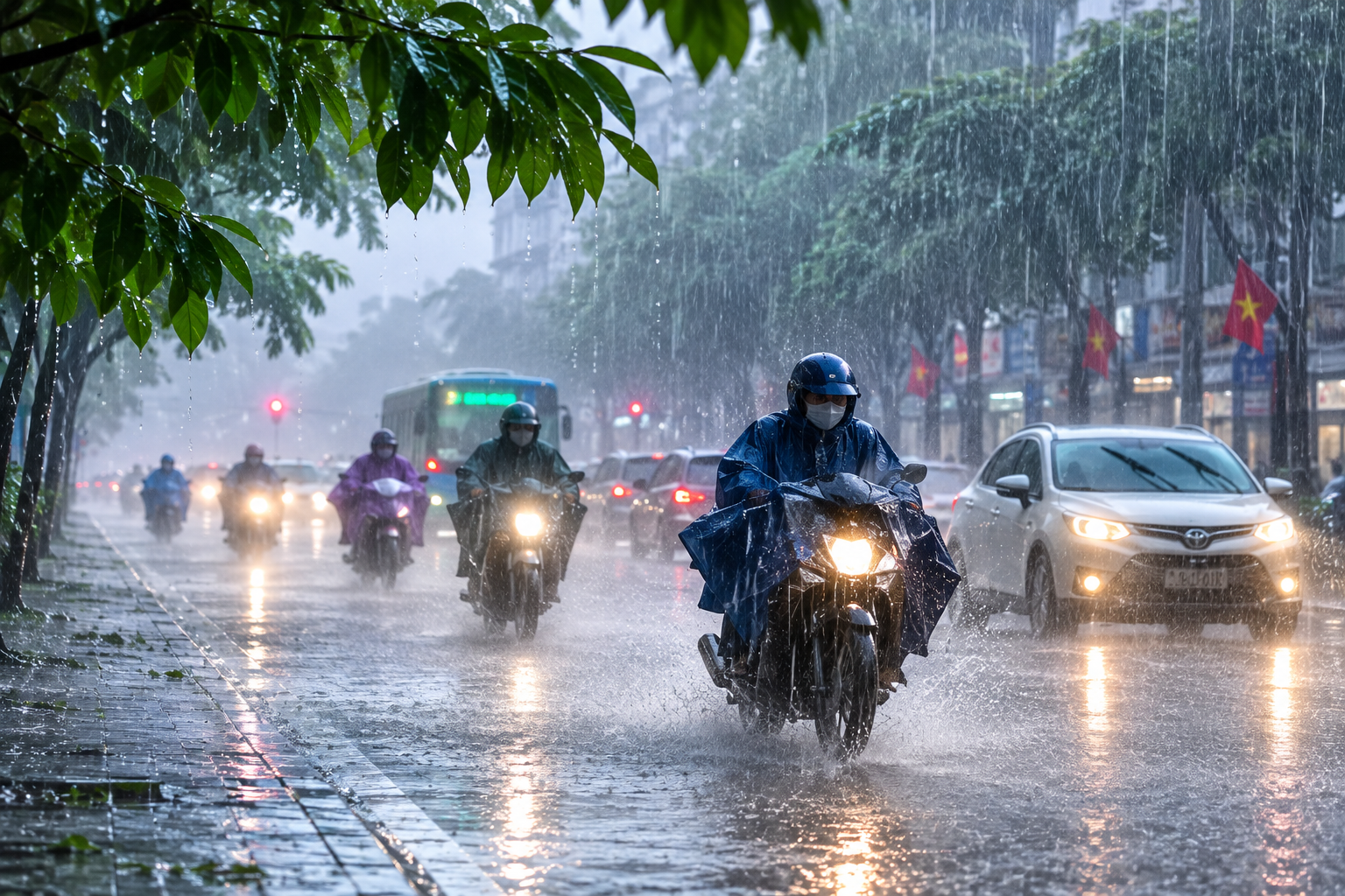 MƯA LỚN VÀ NGUYÊN TẮC PHÒNG TRÁNH ĐỂ ĐẢM BẢO AN TOÀN