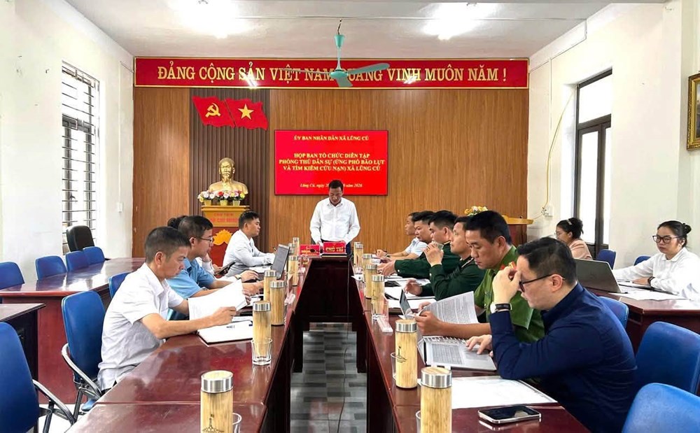 Xã Lũng Cú tỉnh Tuyên Quang: Nâng cao năng lực ứng phó thiên tai, tìm kiếm cứu nạn