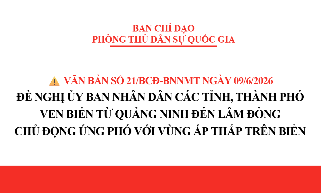 UBND các tỉnh, thành phố ven biển từ Quảng Ninh đến Lâm Đồng chủ động ứng phó với vùng áp thấp trên biển