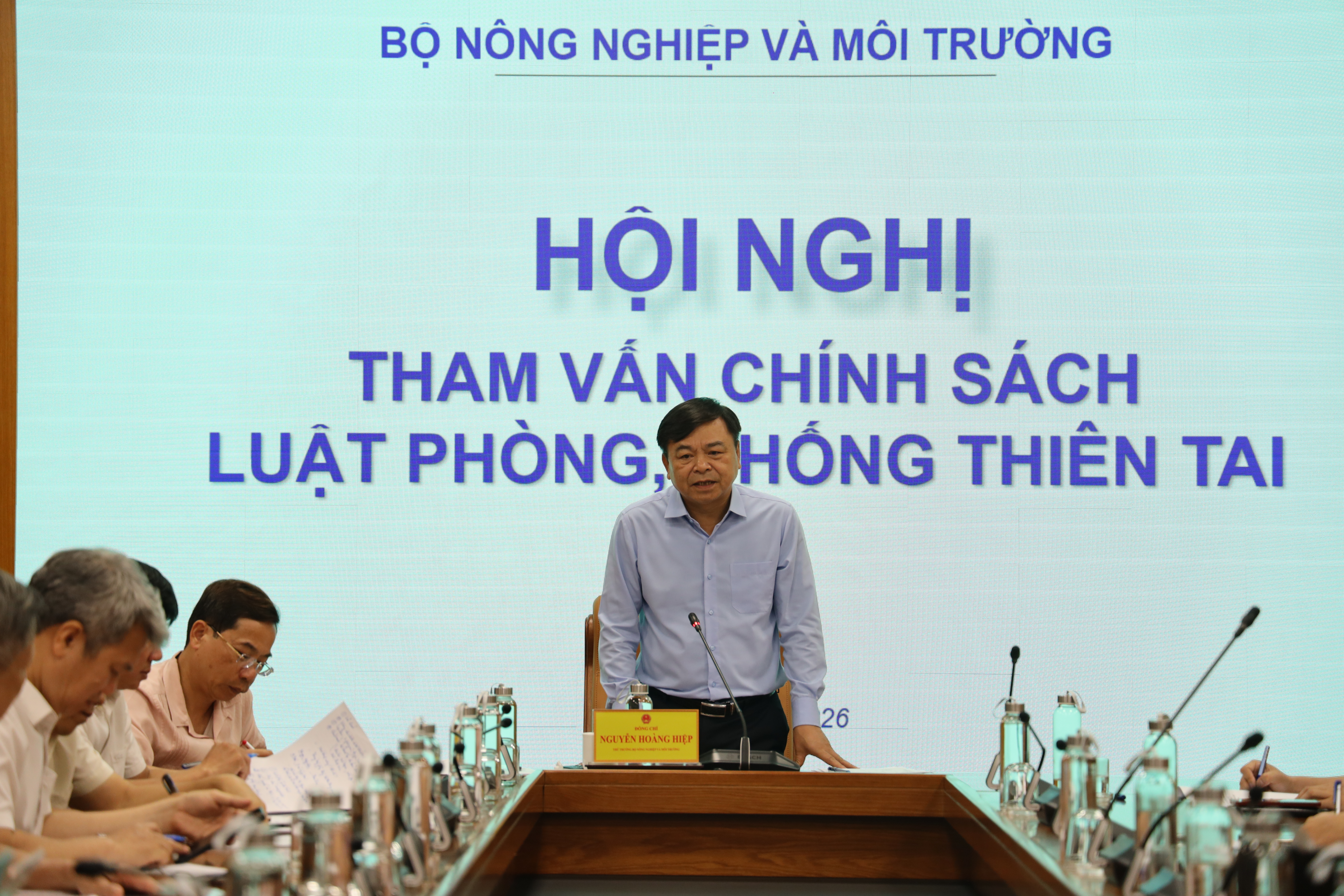 Hội nghị tham vấn chính sách Luật Phòng, chống thiên tai (thay thế Luật hiện hành).