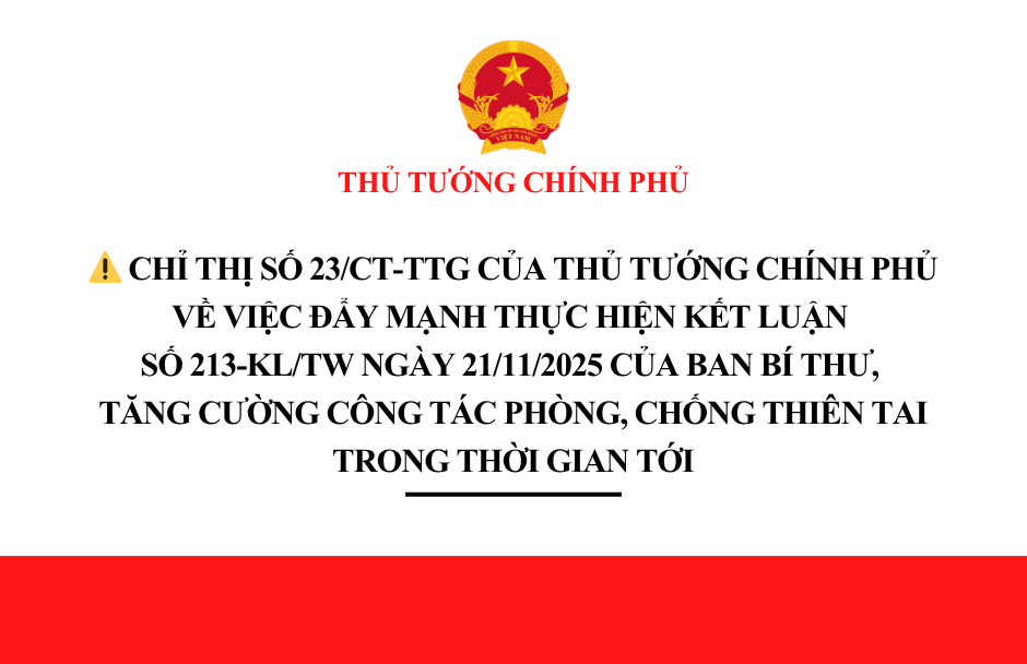 Chính phủ chỉ đạo tăng cường công tác phòng, chống thiên tai trong thời gian tới