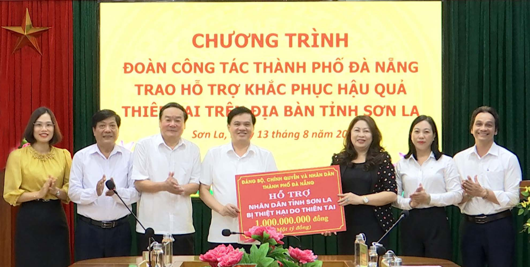 Ủy ban MTTQ Việt Nam thành phố Đà Nẵng hỗ trợ tỉnh Sơn La khắc phục hậu quả thiên tai